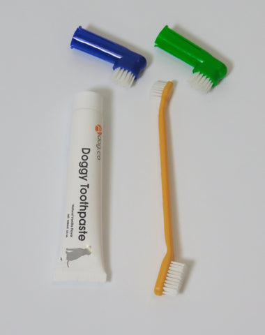 Adog 4-Piece Pet Dental Care Kit for Teeth